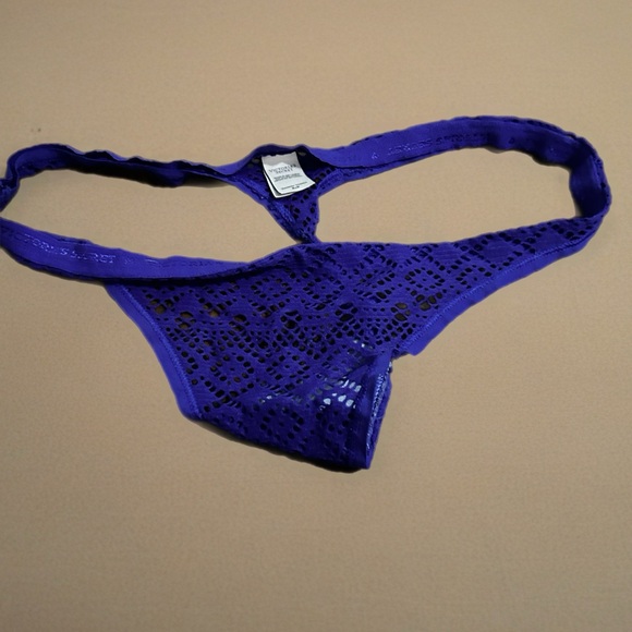Victoria's Secret Deep Purple Lace Bra And Panties - Picture 4 of 5